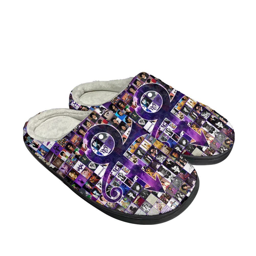 

Hot Rapper Prince Fashion Cotton Custom Slippers Mens Womens Sandals Plush Casual Keep Warm Shoes Thermal Comfortable Slipper