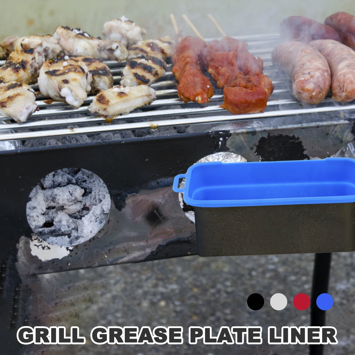 

2 Pcs Grease Catcher Cup Liner Silicone Drip Catcher Pan Liners Reusable Portable Griddle Grease Cup Liner Heat-Resistance Drip