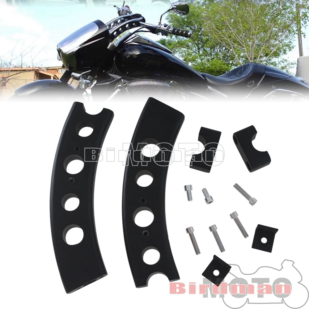 Motorcycle V Shape Front Fairing Windshield Wind Screen Air Deflector For Suzuki Boulevard M109R M109R2 M109RZ M50 M90 2006-2016 images - 6