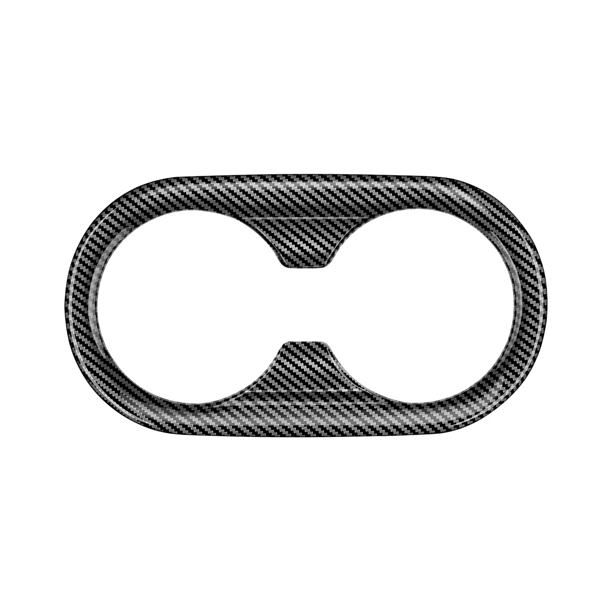 

Carbon Fiber Rear Water Cup Holder Cover Trim Frame Decoration Accessories for IONIQ 6 2022