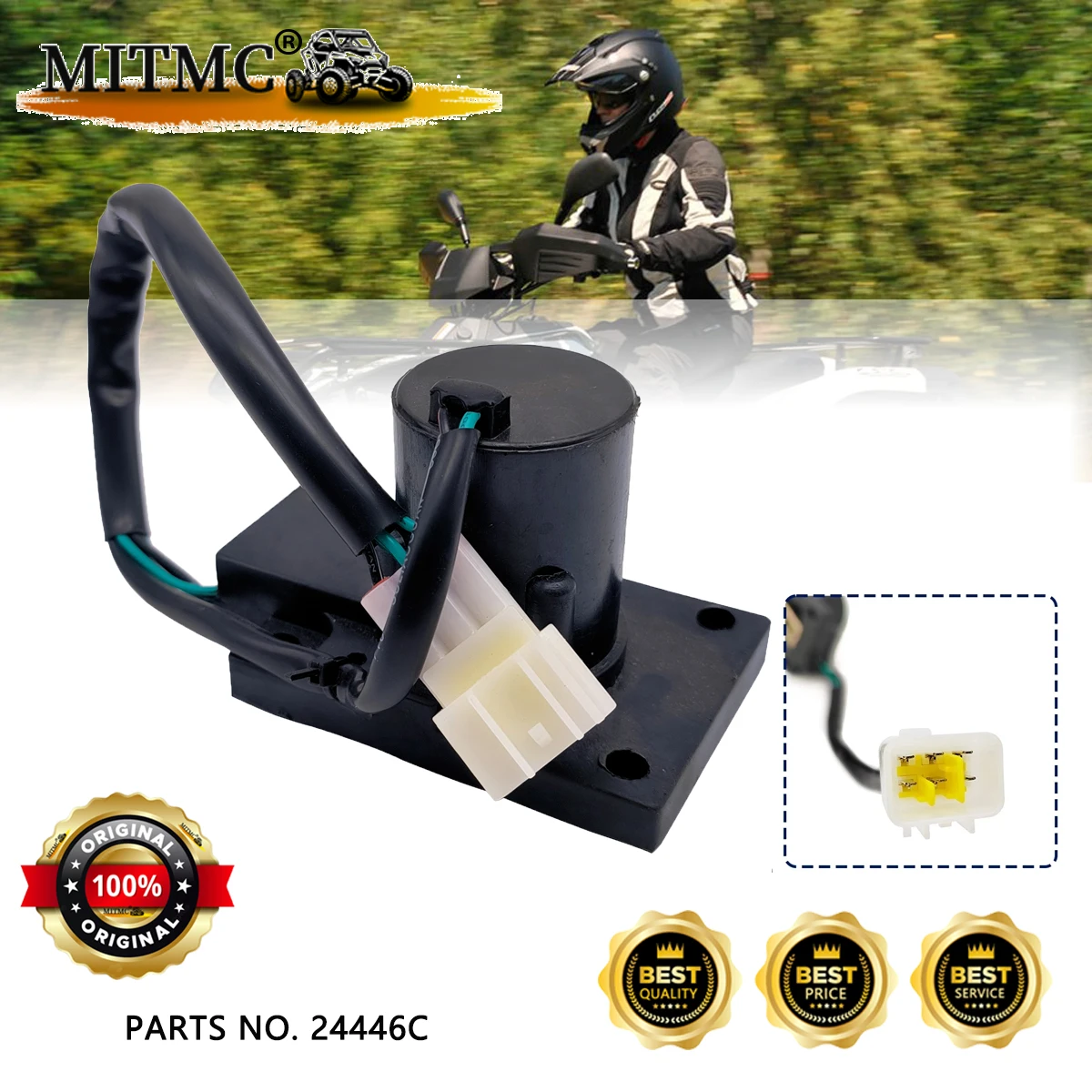 

LINHAI 260/300/400 ATV 2WD/4WD мотор переключения передач, водонепроницаемый штекер, Linhai код 24446C