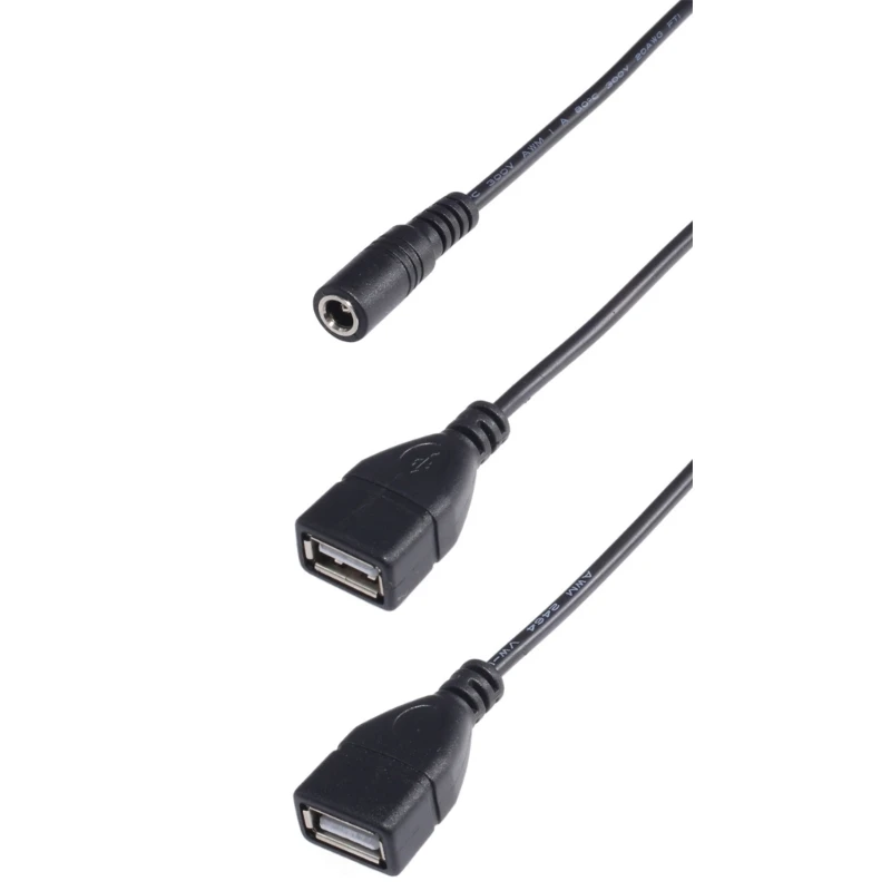 Кабель питания 5 В от USB к переменному току зарядный кабель постоянного тока 2 1 мм