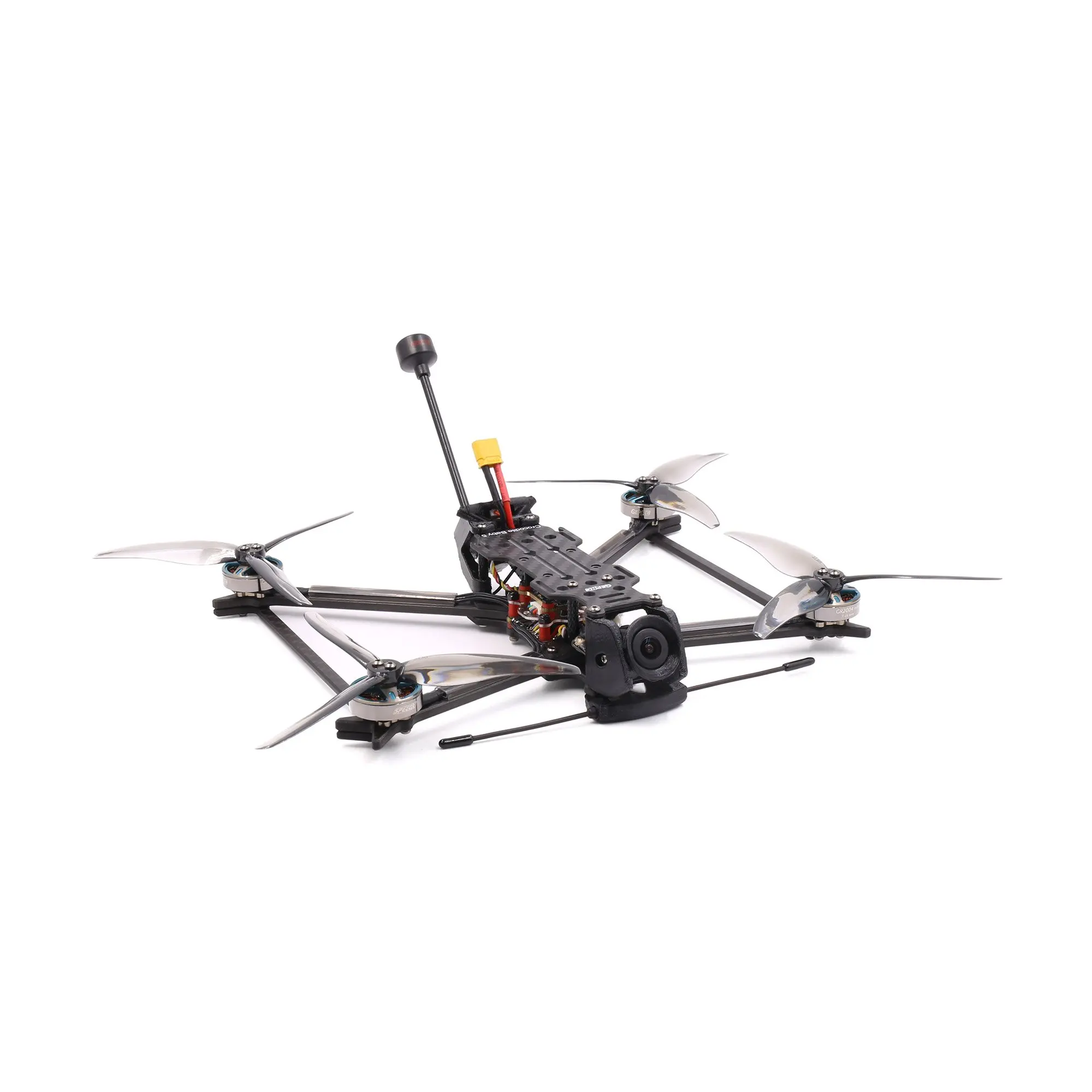 

GEPRC Crocodile5 Baby LR Analog GEP-F722-35A AIO 600mW Caddx Ratel V2 BN228 GPS GR2004 2550KV 4S 5inch FPV Mini Long Range Drone