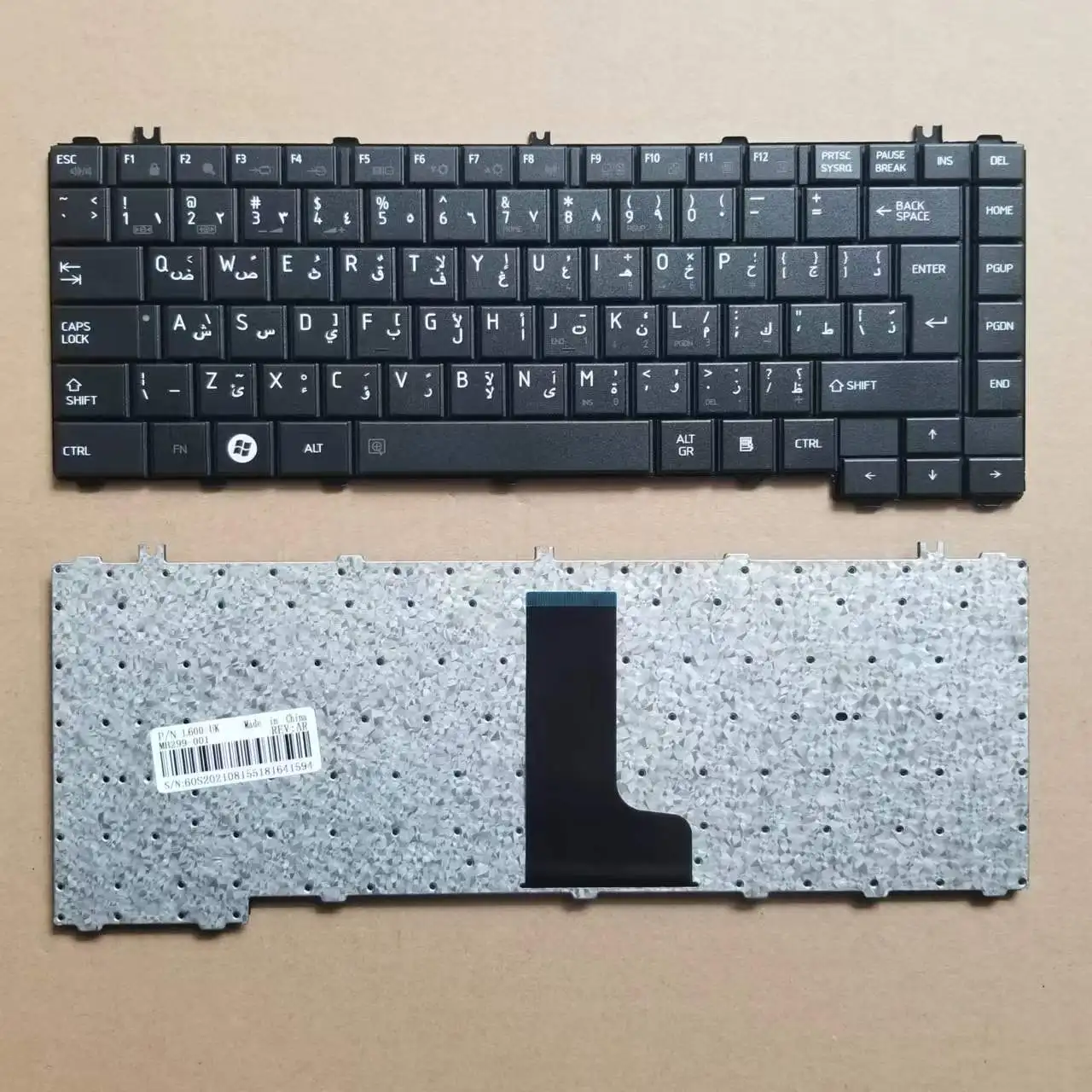 

Новая Черная арабская клавиатура для ноутбука Toshiba Satellite L600 L645 L700 L740 L745 L745d L730 C600