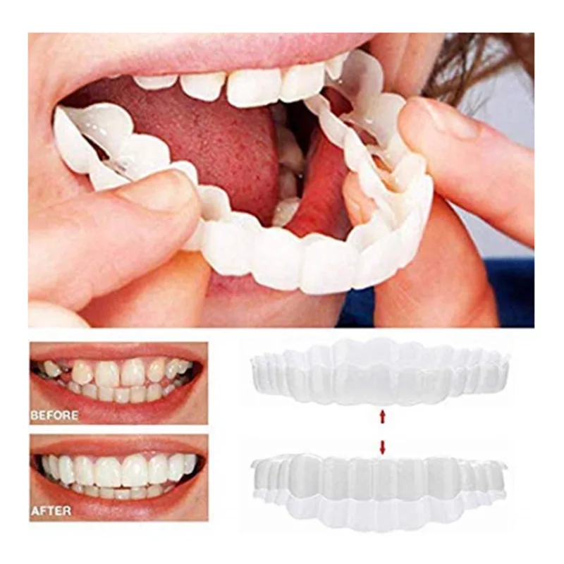 Upper And Lower Suits For Men And Women With The Same Type Of Resin Dentures Simulation Braces Perfectly Fit Teeth Beauty Tools