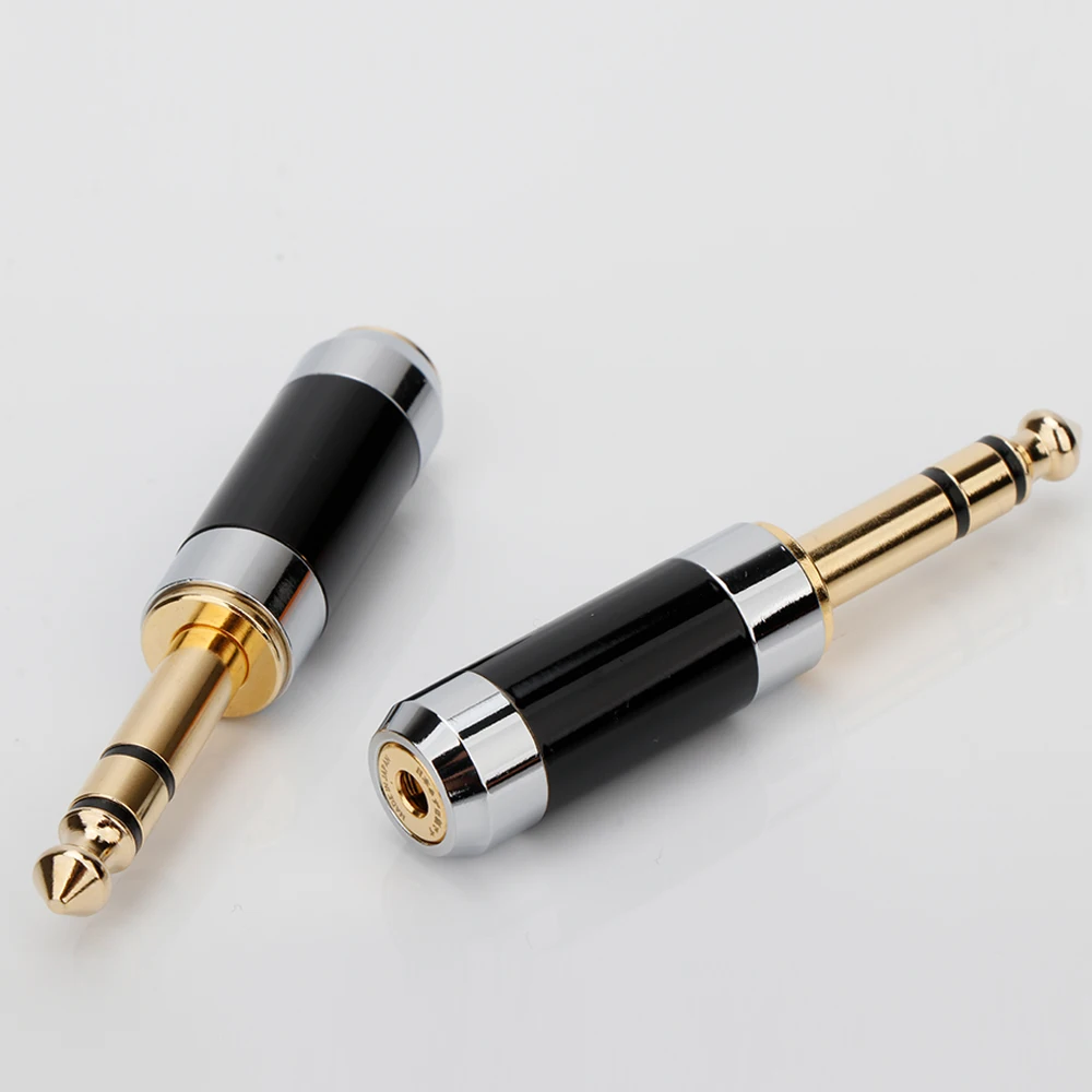 2 5/3 5/4 4 мм мама на 6 35 папа стерео наушники аудио адаптер микрофонный разъем для HiFi