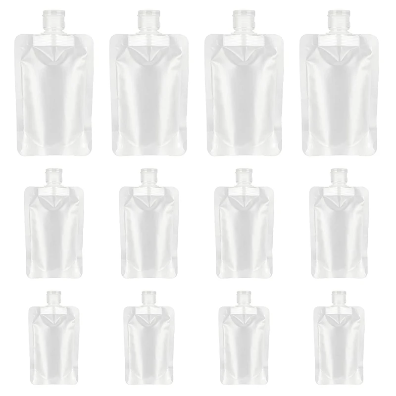 

Travel Size Refillable Empty Squeeze Bag, Lotion Shampoo And Shower Gel Sub-Packing Bag (30Ml/50Ml/100Ml)