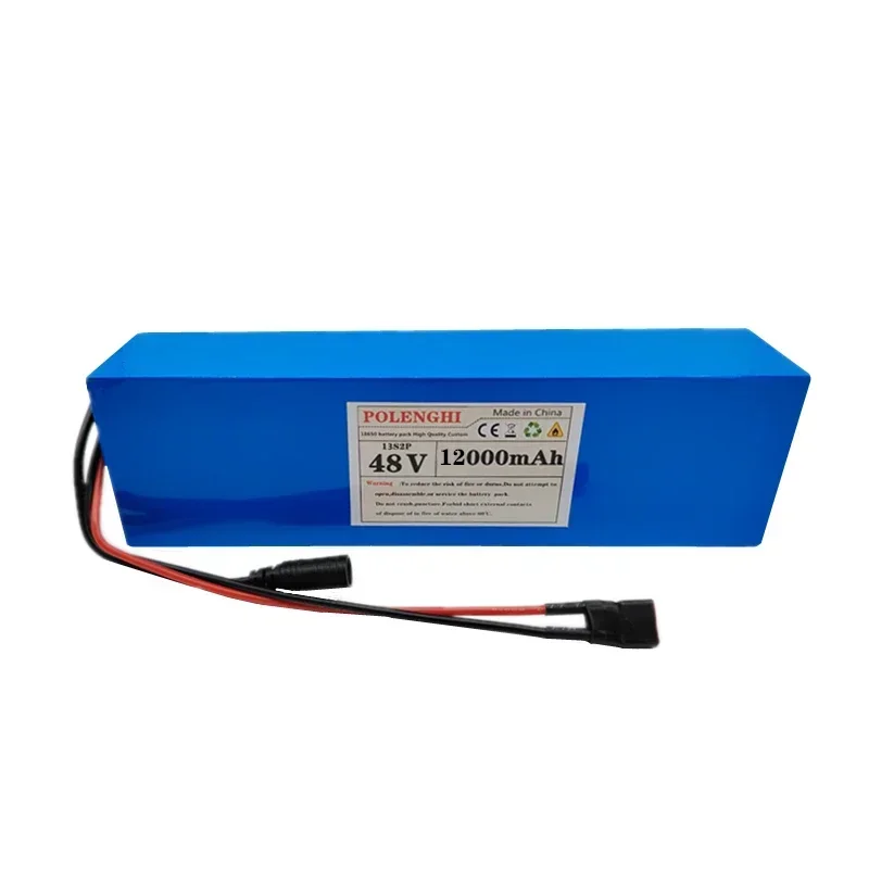 Фото 13S2P 48V 12000mAh литиевый аккумулятор XT60 T-порт BMS с защитой №1
