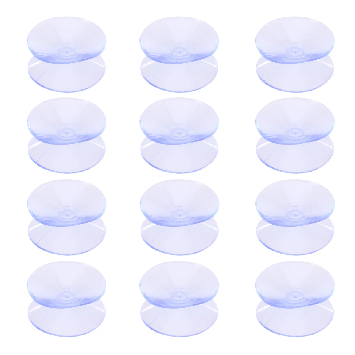 

12 Pcs Suction Cups Glass Table Tops Anti Skid Pads Furniture Plastic Sucker Heavy Duty Rubber Desktop