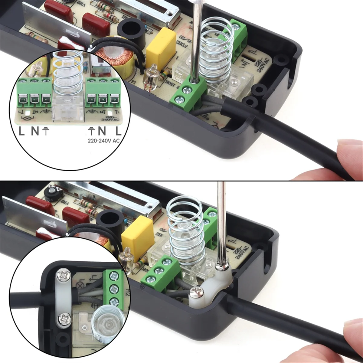 220 В ножной диммер светодиодный полнодиапазонный встроенный ползунковый