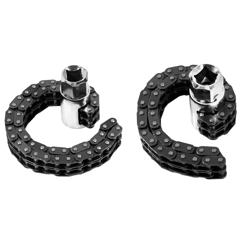 

Heavy-Duty Chain Oil Filter Wrench Double Chain Wrench Machine For Repairing Car Oil Filters Wrench