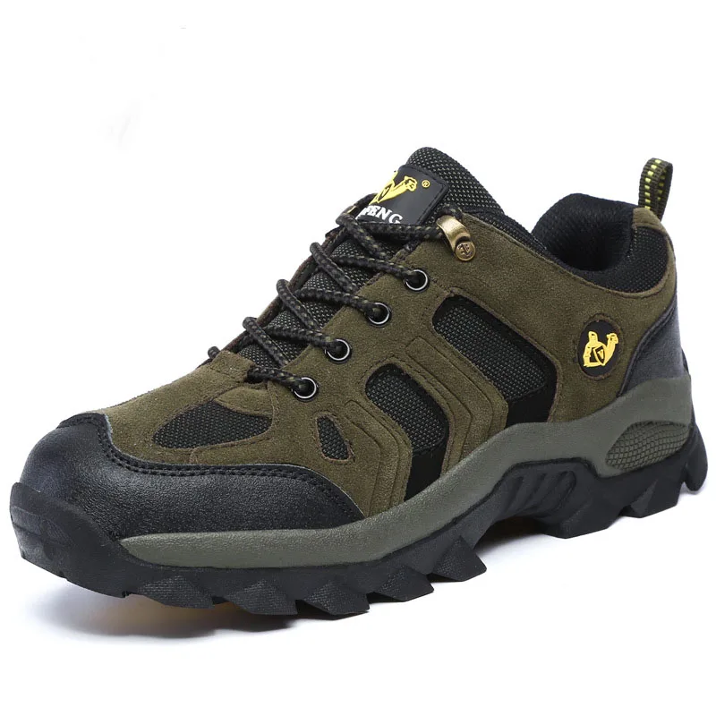 Couple Models of Outdoor Shoes Mountaineering Men Women Breathable Hiking Shoes Sneakers  Climbing Lace-up Anti-slip Resistant