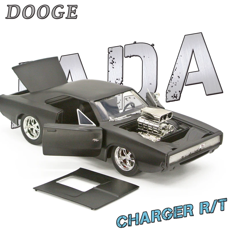 

1:24 Dodge Charger R/T Supercar Alloy Car Model Diecast Toy Muscle Sports Car Model High Simitation Children Toy Gift Collection