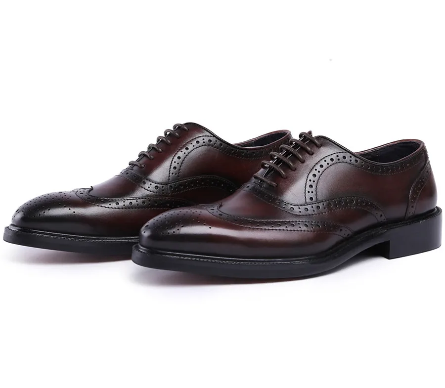 Мужские классические туфли из натуральной кожи