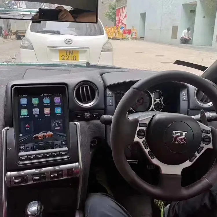 Автомагнитола Tesla на Android с вертикальным экраном для Nissan Skyline GTR 2008- 2017