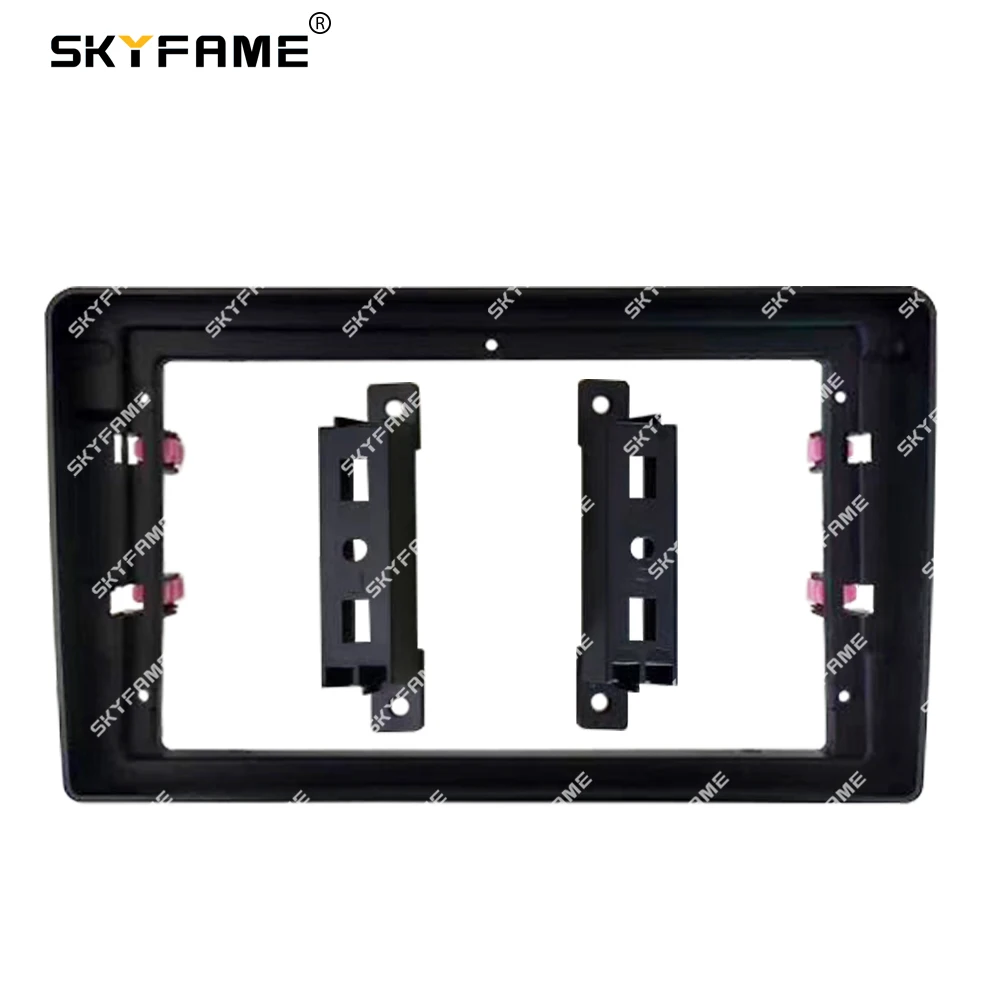 

SKYFAME автомобильная рамка Fascia адаптер Canbus Box декодер Android радио приборная панель монтажная панель комплект для Volkswagen Touareg