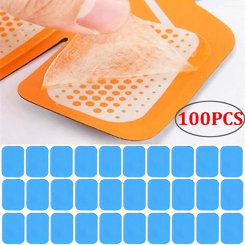 

Muscle Stimulator Gel Massager Hydrogel Abdominal For Abs Stickers Pads Training Replacement Trainer 100pcs Gel