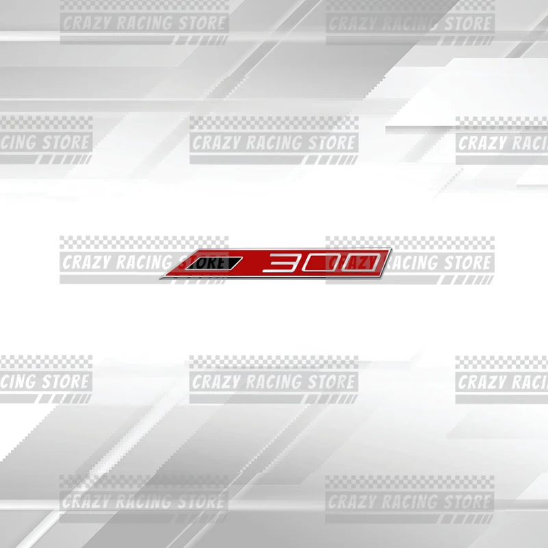 

Автомобильные Значки 300, эмблема гоночного флага, металлические наклейки, наклейки на корпус, решетка, декор для Toledo Mii Born Ibiza Leon Alhambra Exeo VZ5