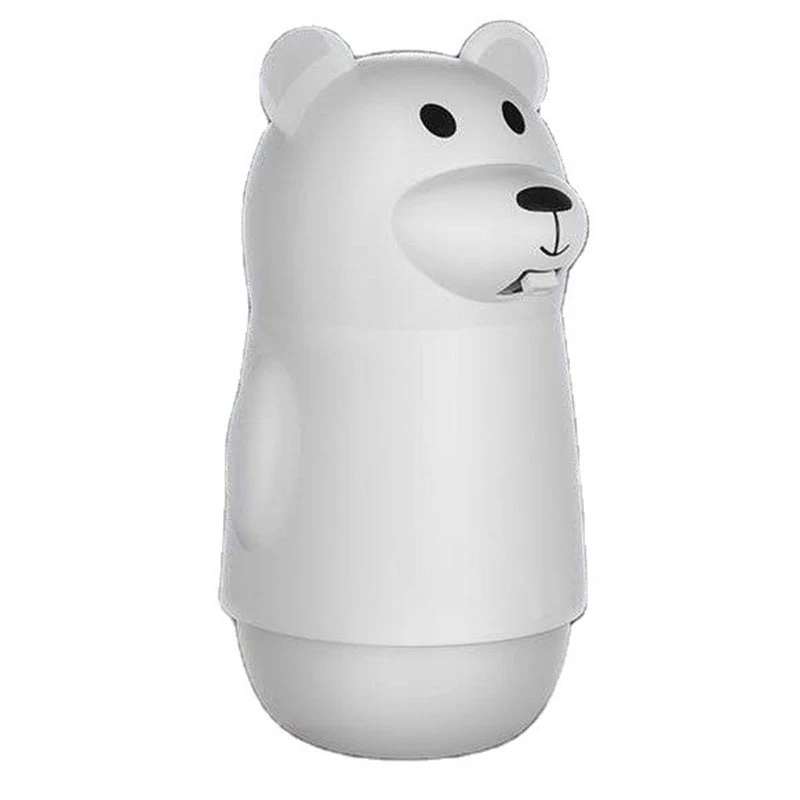 

Automatic Soap Dispenser Cute Bear Shape Infrared Sensor Touchless Foaming Soap Dispenser USB Rechargeable