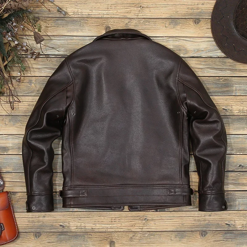 Тпая бритва 1 6 мм винтажная классическая облегающая куртка из натуральной кожи