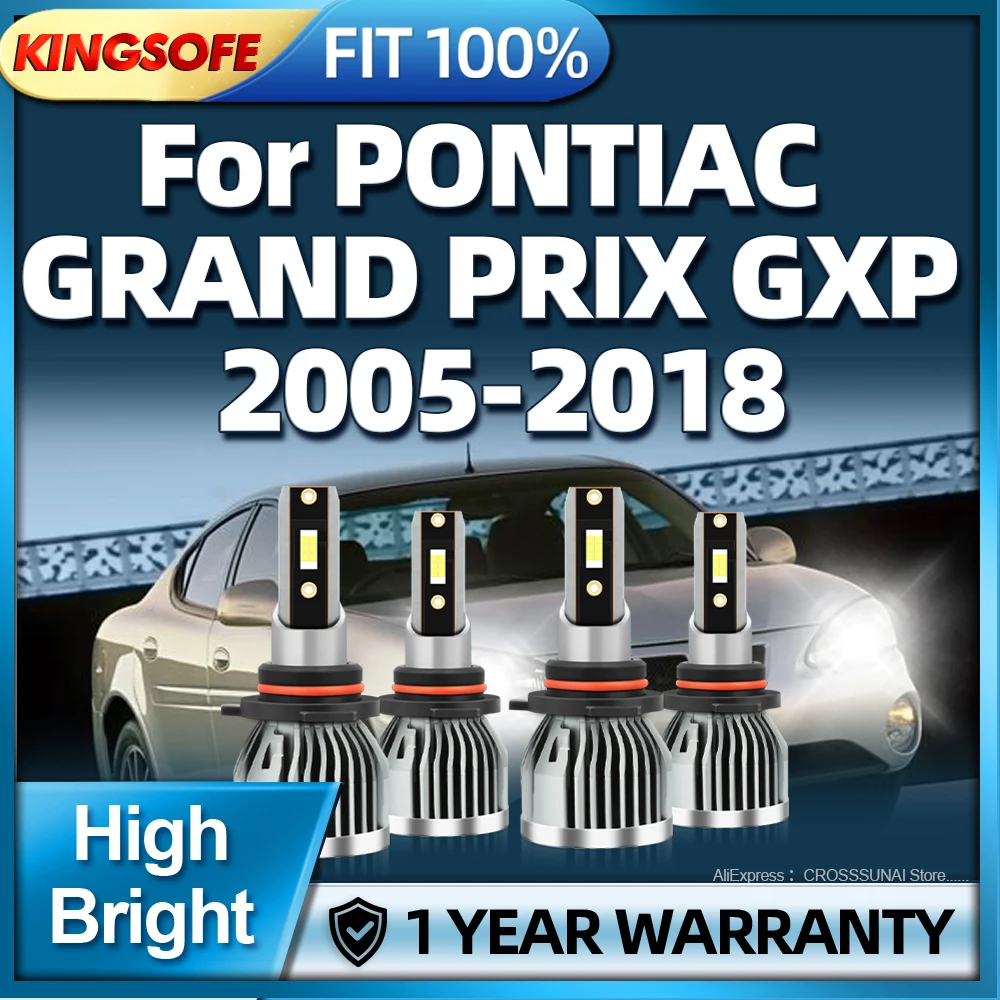 Фары головного света CSP Turbo фары HB3 HB4 для PONTIAC GRAND PRIX GXP 2005 2006 2007 2008 2009 2010 2011 2012 2013-2018 2/4
