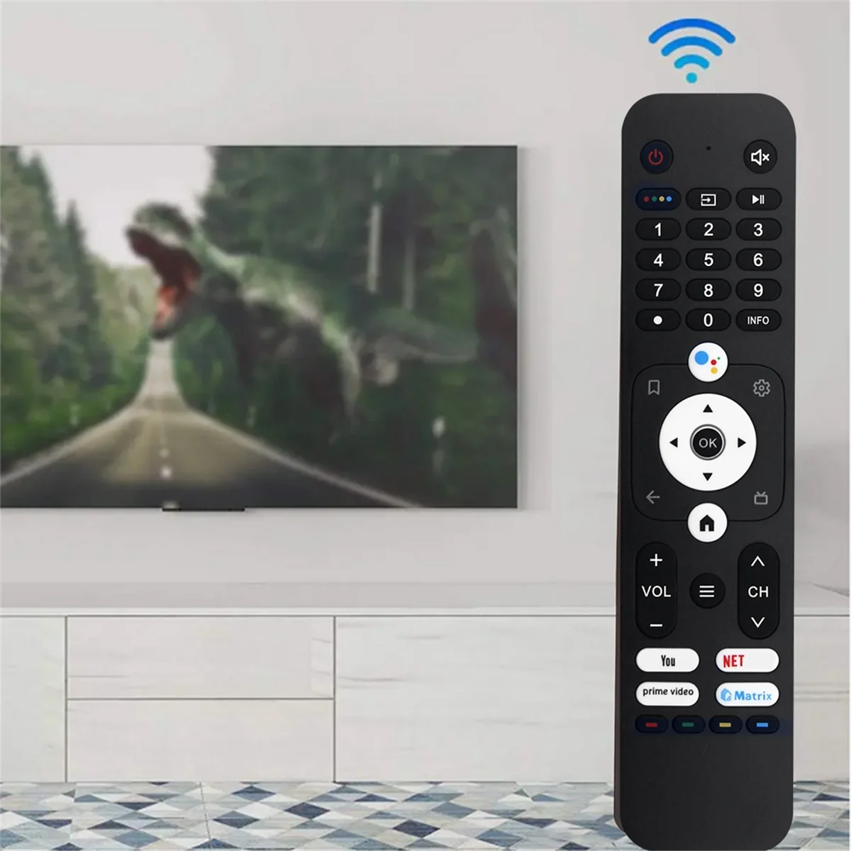 Фото HTR-U31 Замена голосового пульта дистанционного управления для Haier Smart TV H32K66UG H43K66UG H50K66UG HTR-U28 LE40K6600G H50S6UG H55S6UG №4