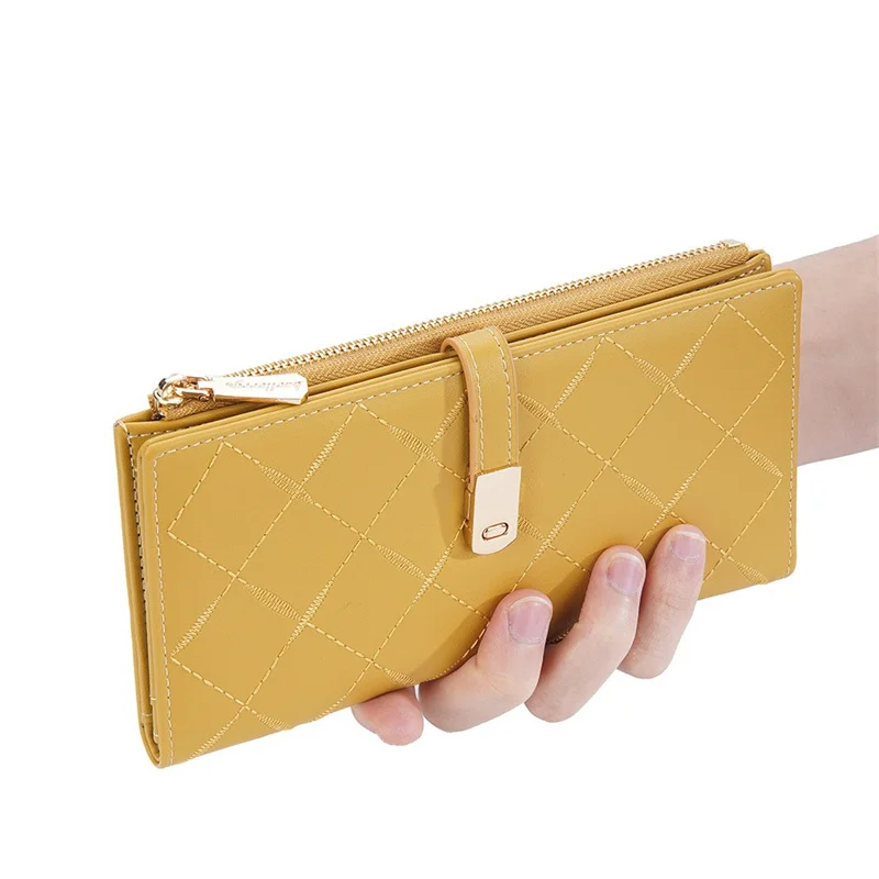 

New Wallet Women's Long Multi Card Embroidered Women's Bag Fashion Zipper Wallet