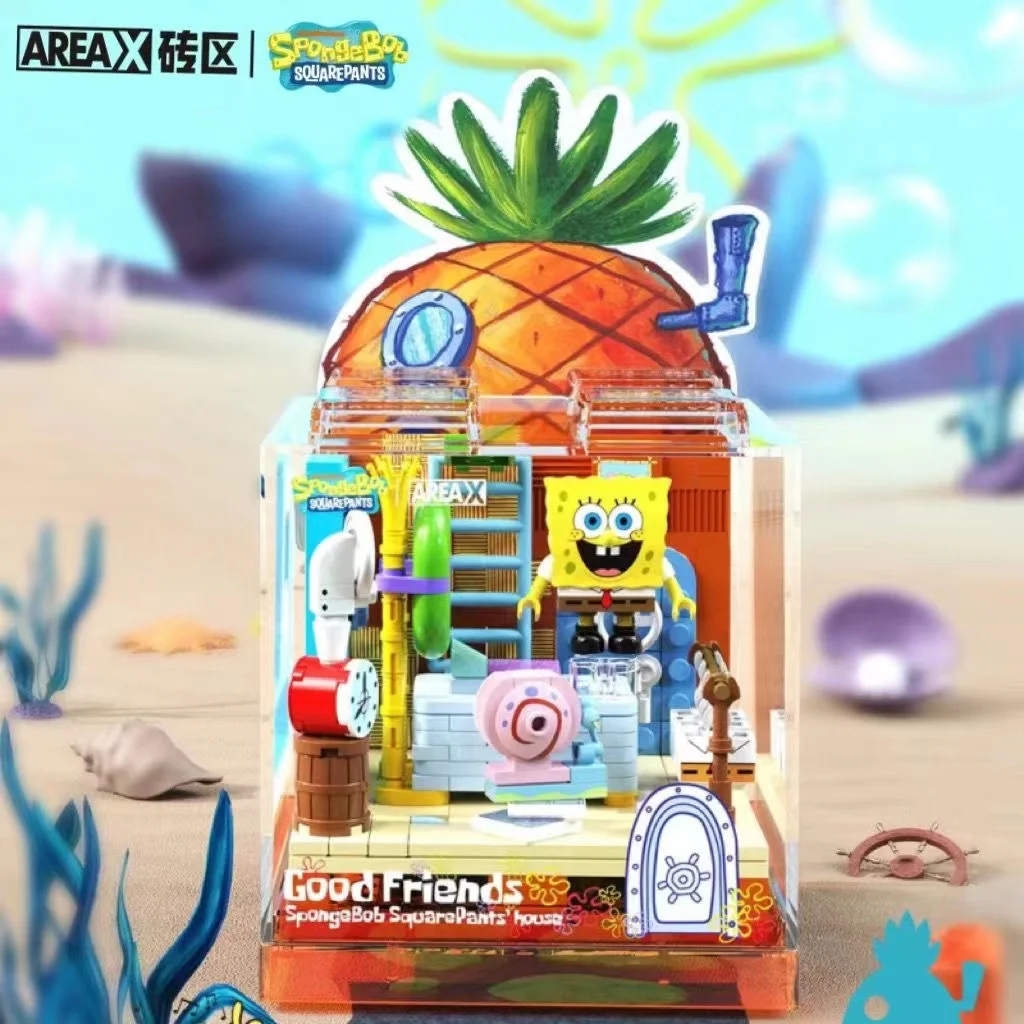Серия Губка Боб строительные блоки сделай сам новая коробка Патрик Стар