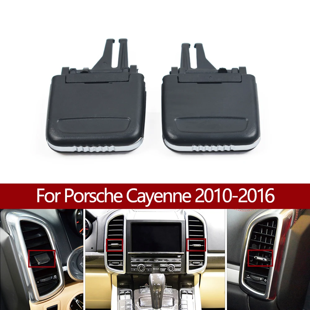 

Car Front Rear Air Vent Central AC Vent Grille Slider Outlet Tab Clip Repair Kit For Porsche Cayenne 2010-2016