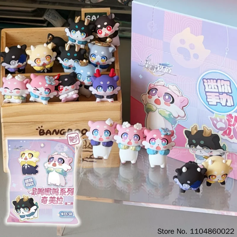 Фото Оригинальная коллекционная фигурка Mihoyo Honkai Star Rail Awoo Awoo Series Second Vol 2 Chimera Mini Blind Bag, аниме-мерч, подарок №1