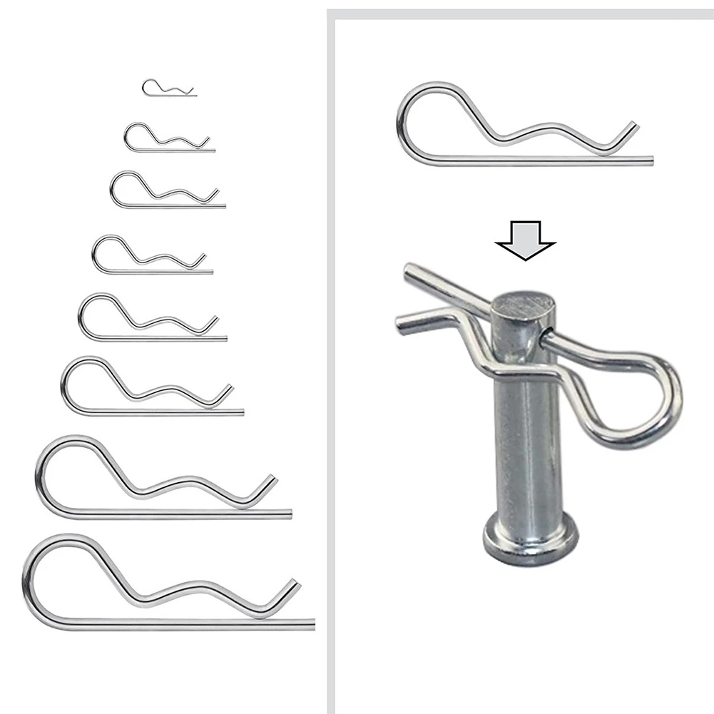 Набор штифтов R-типа 125 шт. прочных креплений из углеродистой стали для различных