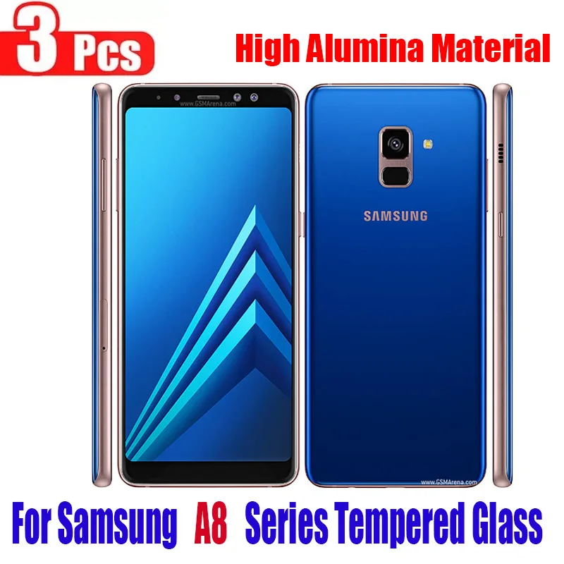 

3 шт. 9H закаленное стекло для Samsung Galaxy A8 A80 A8 + 2018 A530 A730 A90 A805 защита для экрана Защитная стеклянная пленка