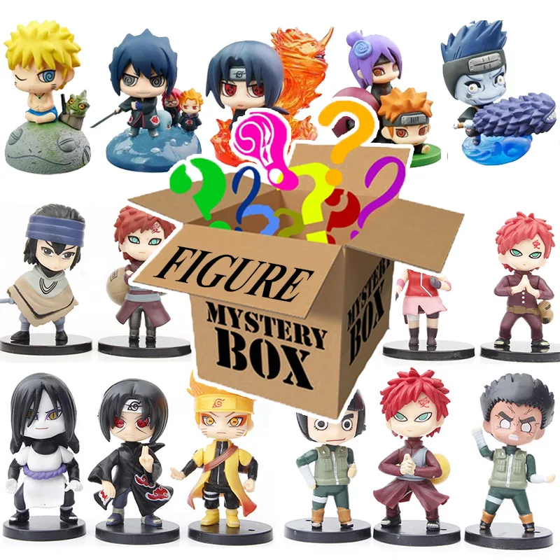 

Фигура Наруто Аниме загадочная коробка фигура счастливая коробка аниме милая мини-фигурка около 5 см