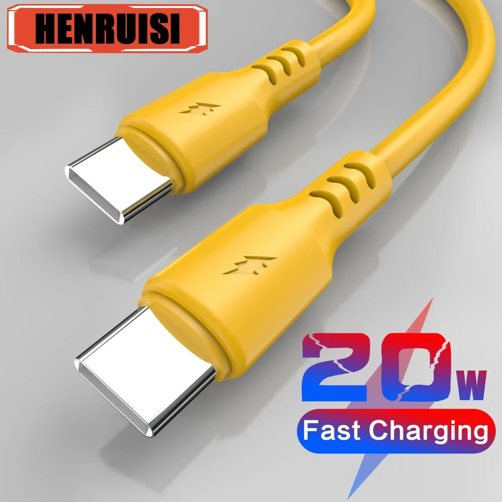 Кабель передачи данных Тип C 20 Вт Высокоскоростная передача для iPhone15 Samsung Xiaomi PD USB