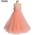 Новое поступление для девочек в цветочек; Платье для первого причастия для девочек, платье из Мягкого Тюля Платье принцессы вечерние платье фото платье для съемки