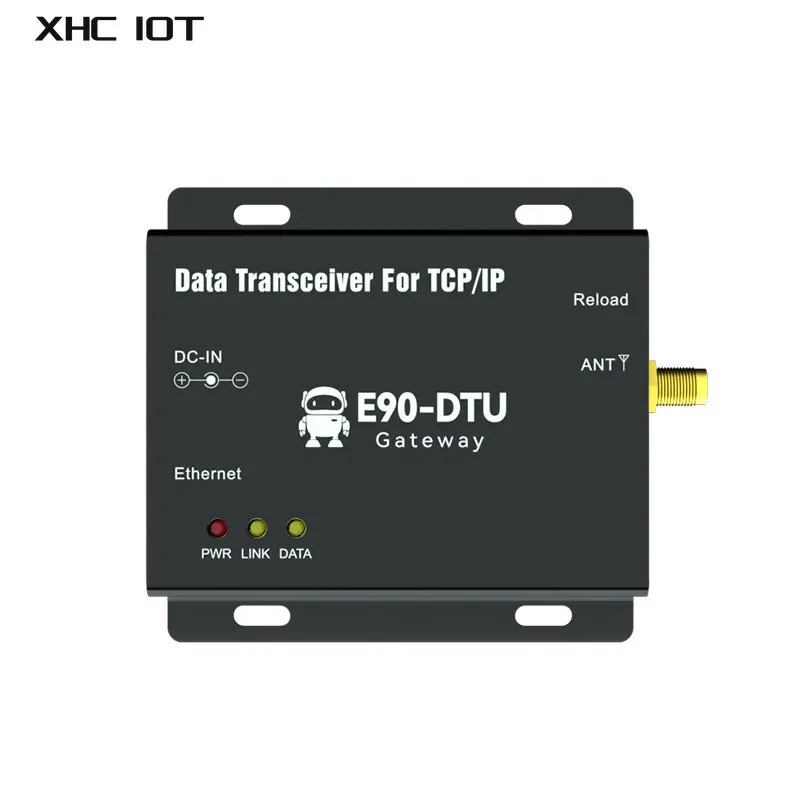 Ethernet Gateway LoRa 433MHz XHCIOT E90-DTU(400SL22-ETH)-V2.0 MQTT 22dBm DC 8V~28V 5km RSSI SMA-K TCP UDP Transceiver Gateway