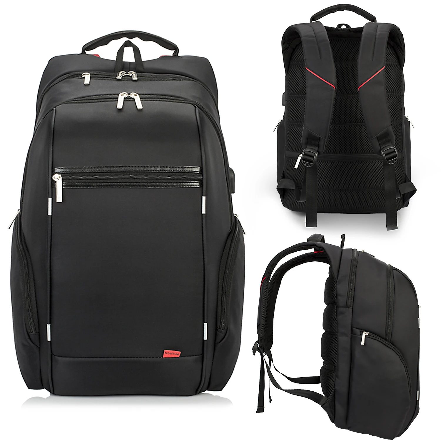 

Деловой рюкзак для мужчин с USB-зарядкой, 17,3 дюйма