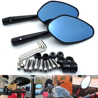 new universal 8mm 10mm motorcycle rearview mirror cnc aluminum alloy for yamaha yzf600r yzf750 yzf1000 fz6 fz8 xj6 mt 07 mt 09