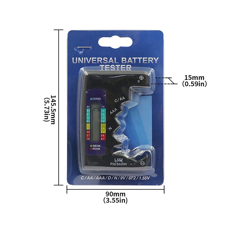 Цифровой тестер емкости аккумулятора C D N AA AAA 3V