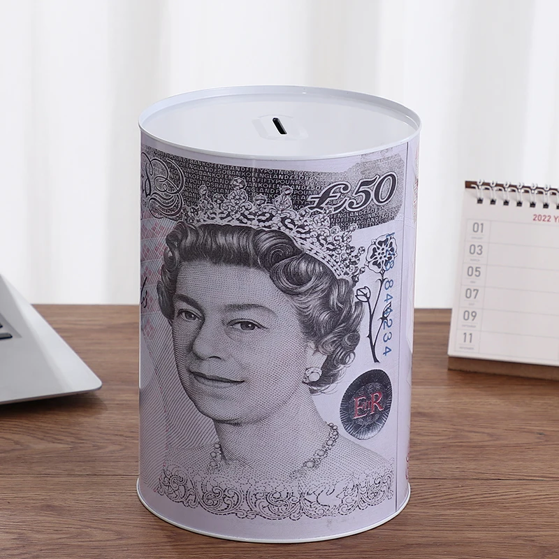 Индивидуальная копилка винтажная металлическая которая не может открыть