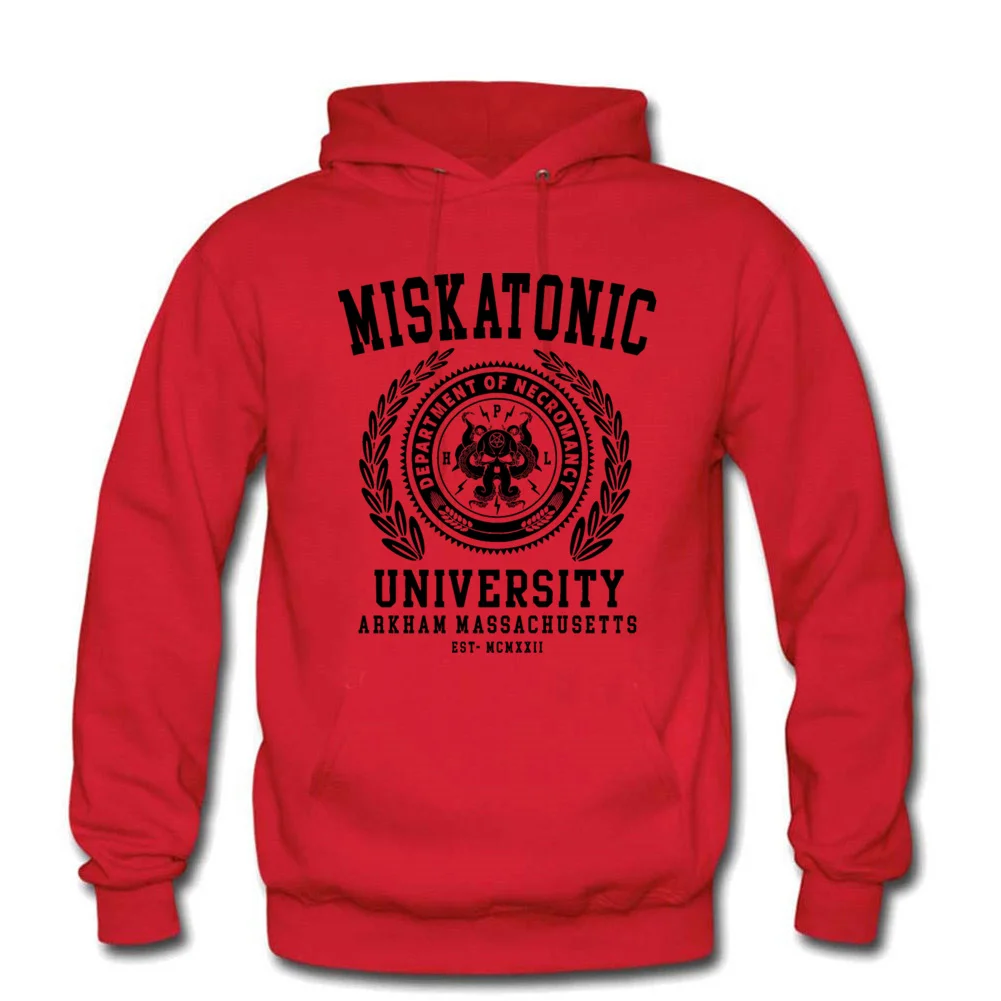 Толстовка Cthulu And Lovecraft Miskatonic University мужская флисовая толстовка с капюшоном из