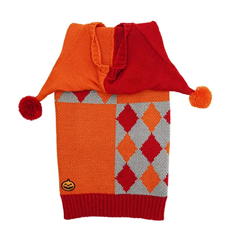 

2022Halloween Pet Dog Hooded Sweater Cute Pet Hooded Sweater Autumn