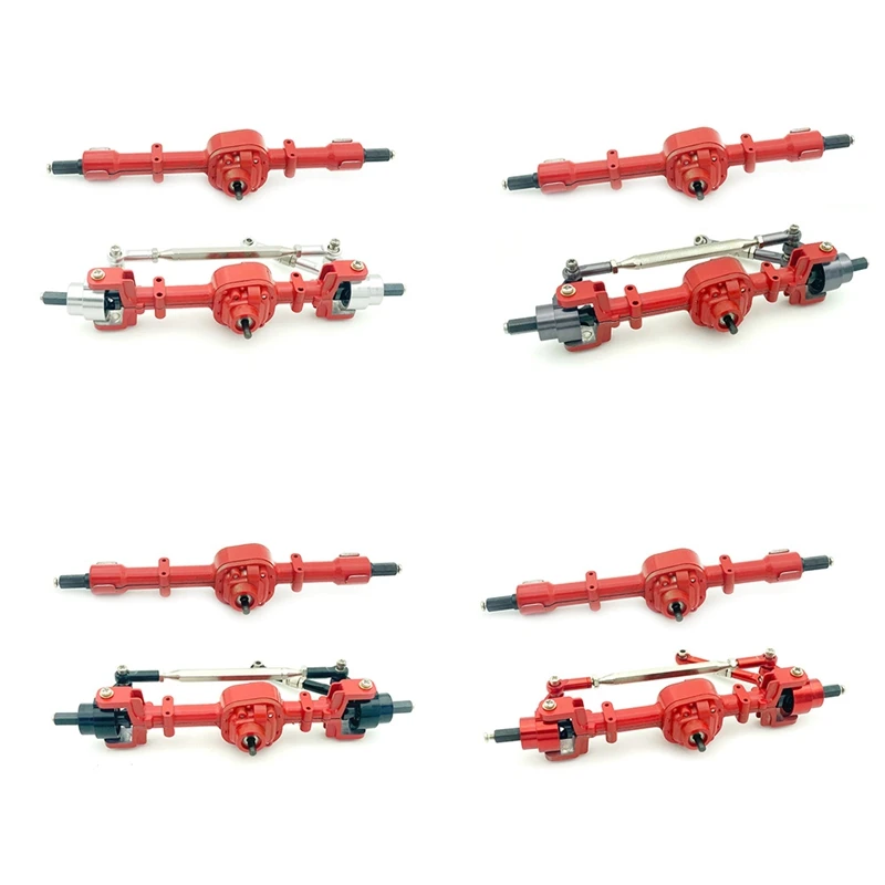 

Metal Front and Rear Axle Set for MN D90 D91 D99S MN-90 MN96 MN99 MN99S FJ45 Defender 1/12 RC Car Upgrade Parts