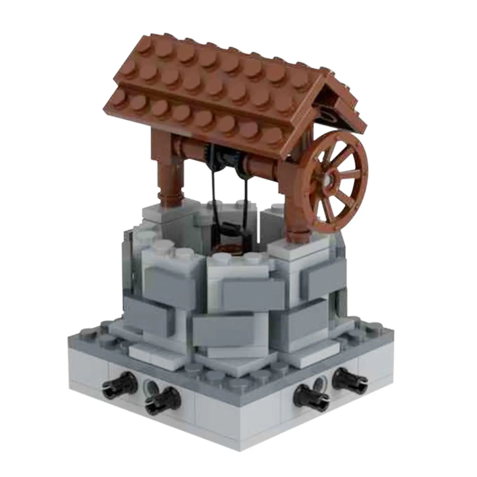 

Модель водяных скважин 109 штук для строительства средневековой архитектуры игрушки MOC Build
