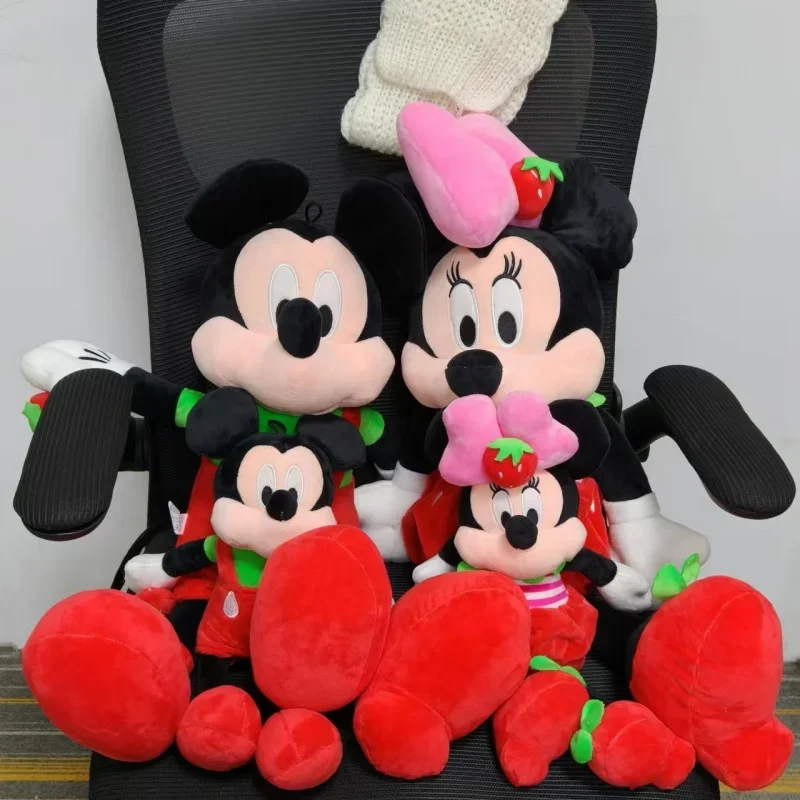 Disney милая плюшевая игрушка с Микки Маусом и Минни аниме мягкая кукла подушка