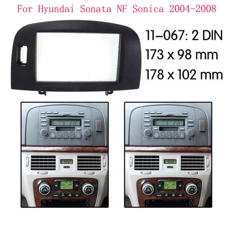 9 дюймов для Hyundai Sonata NF Sonica 2004-2008 автомобильная аудио панель модификации DVD