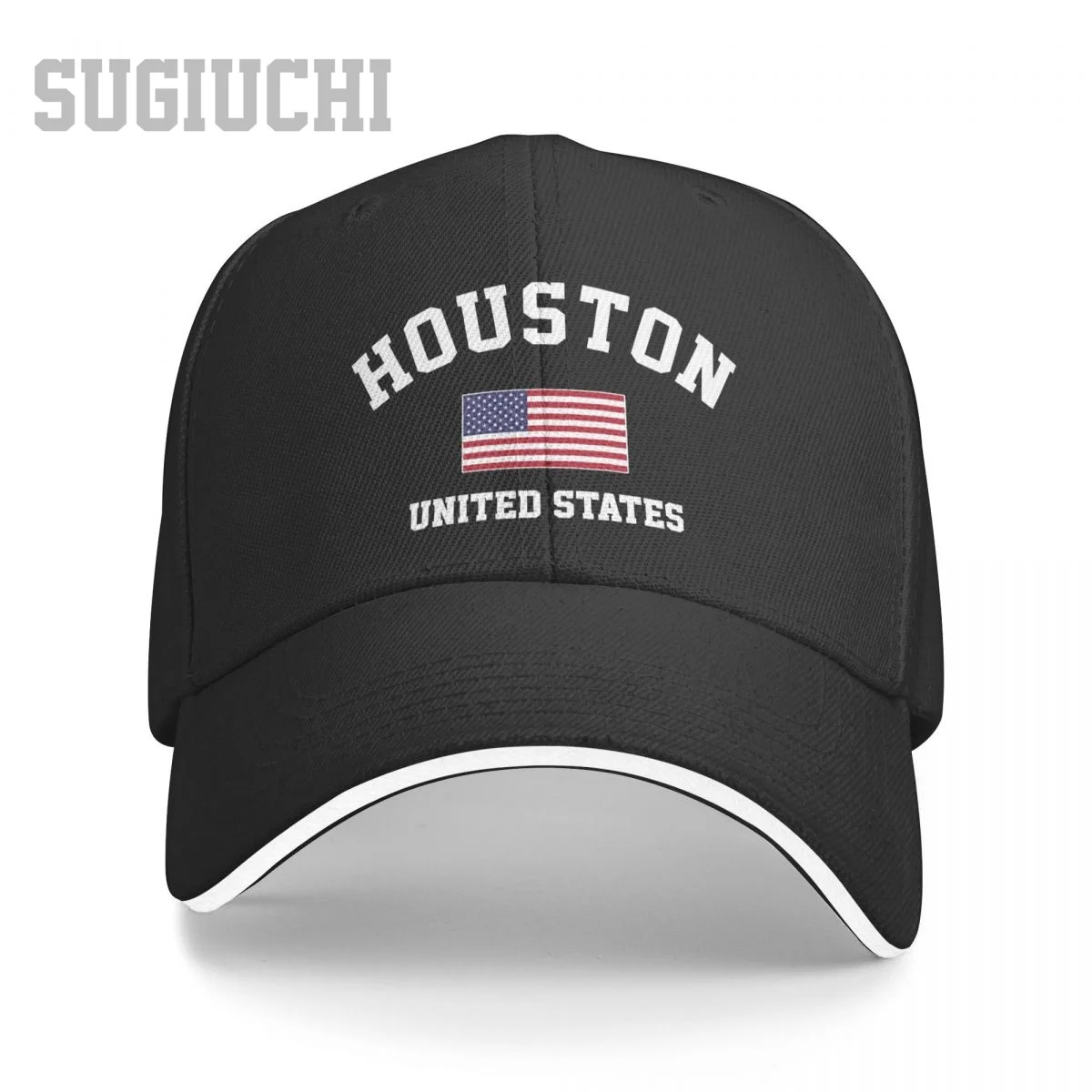 

Unisex Sandwich Houston Of USA United States City Baseball Cap Men Women Hip Hop Caps Snapback Golf Hat Fishing