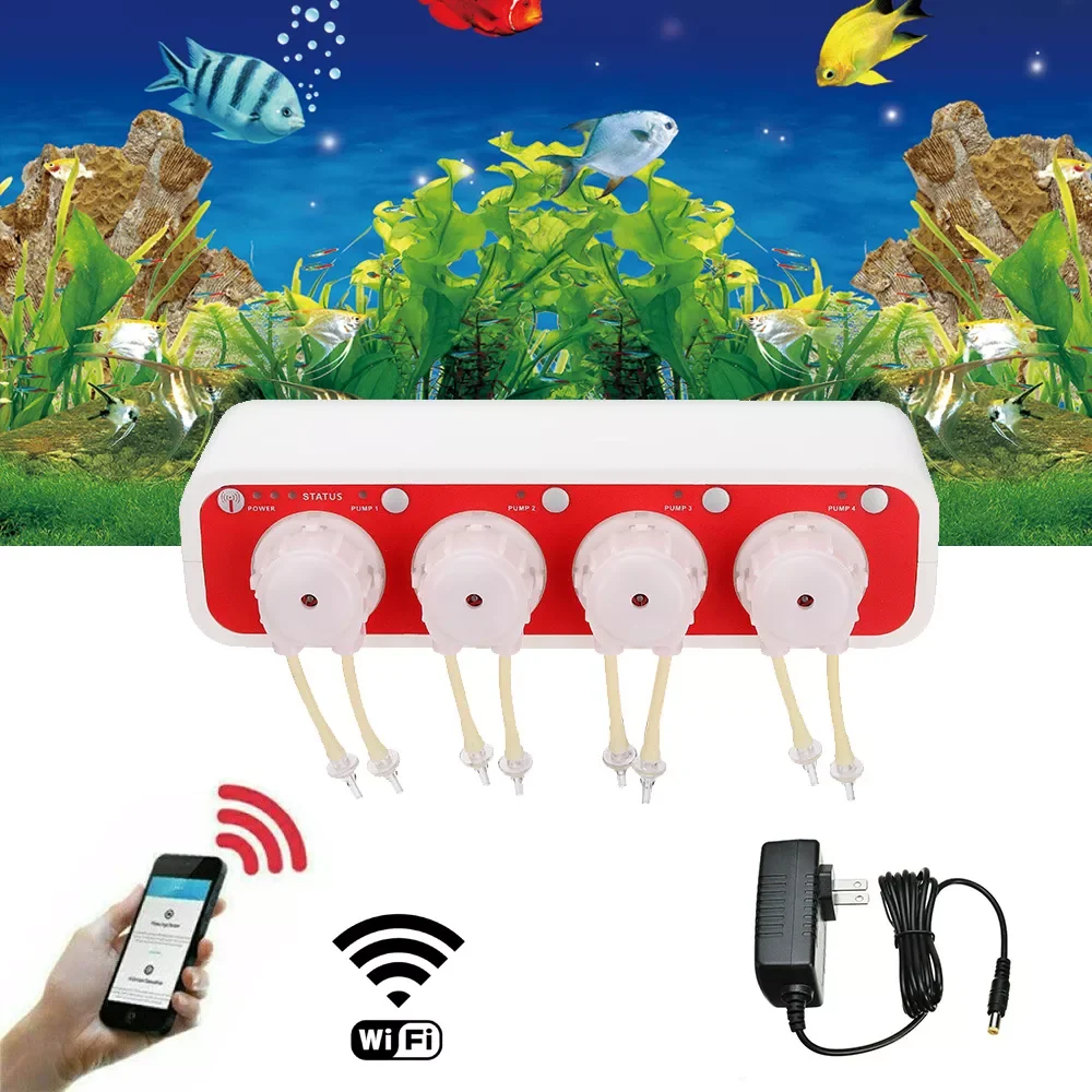 

Умный дозирующий насос с дистанционным управлением, автоматический дозирующий насос для аквариумов, растений, разведения, лабораторий, доз...