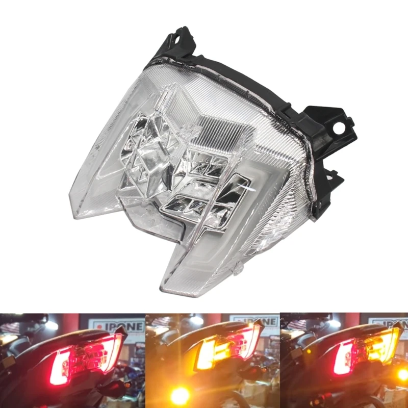 

Professional Motorcycle Brake Tail Light Integrated Turn Signals ABS & PC Made Suitable for MT-09 FZ-09 2017-2020 D0UC