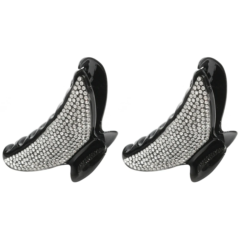 

2X Fashion Glitter Diamond Women Lady Hair Clip Claw Grip Butterfly